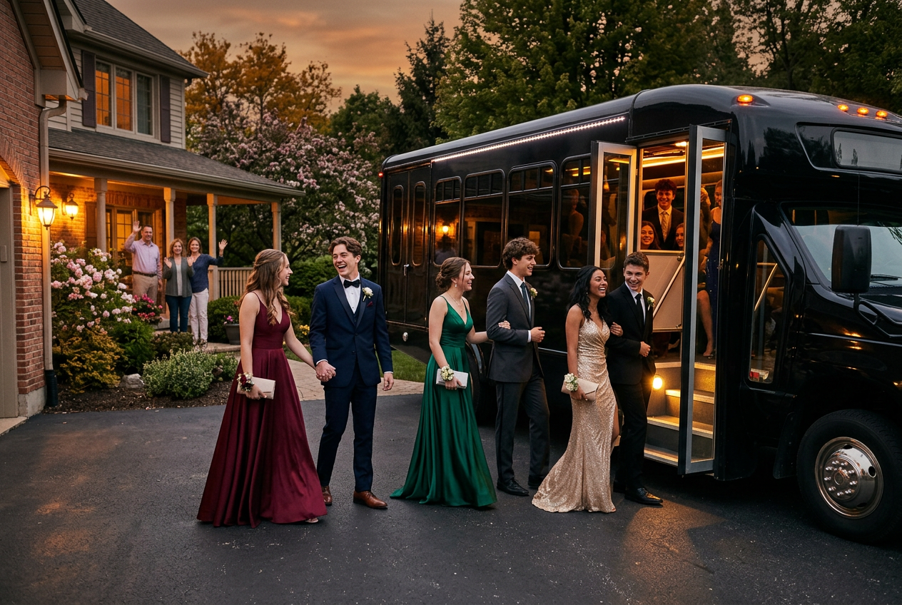 Prom and graduation transport in Gig Harbor